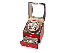 Шкатулка для підзаводу годинників, тайммувер для 2-х годинників Rothenschild RS-721-CC, фото 4