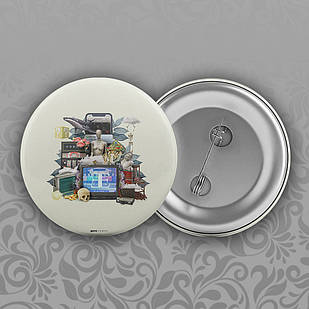 Значок 32 мм Рок Sleep Token 008