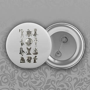 Значок 32 мм Рок Sleep Token 015