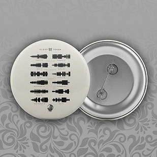 Значок 32 мм Рок Sleep Token 018