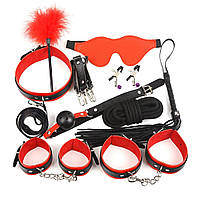 Фетиш БДСМ наборы (10 ШТ) садо мазо бондаж атрибутика , BDSM девайсы и товары rtyui