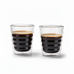 Набір склянок з подвійним дном Herisson 85 мл 2 шт