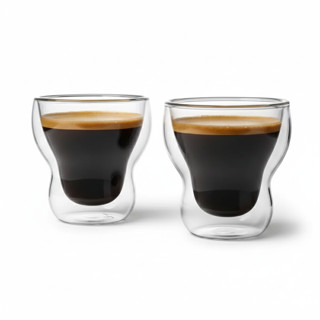 Набір склянок із подвійним дном Herisson 115 мл, 2 шт, фото 1