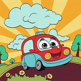 Набір для розпису по номерам 25*25см Захоплююча подорож KHO6106