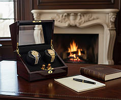 Шкатулка для підзаводу годинників, тайммувер для 2-х годинників Rothenschild 1012-2EF-F-5