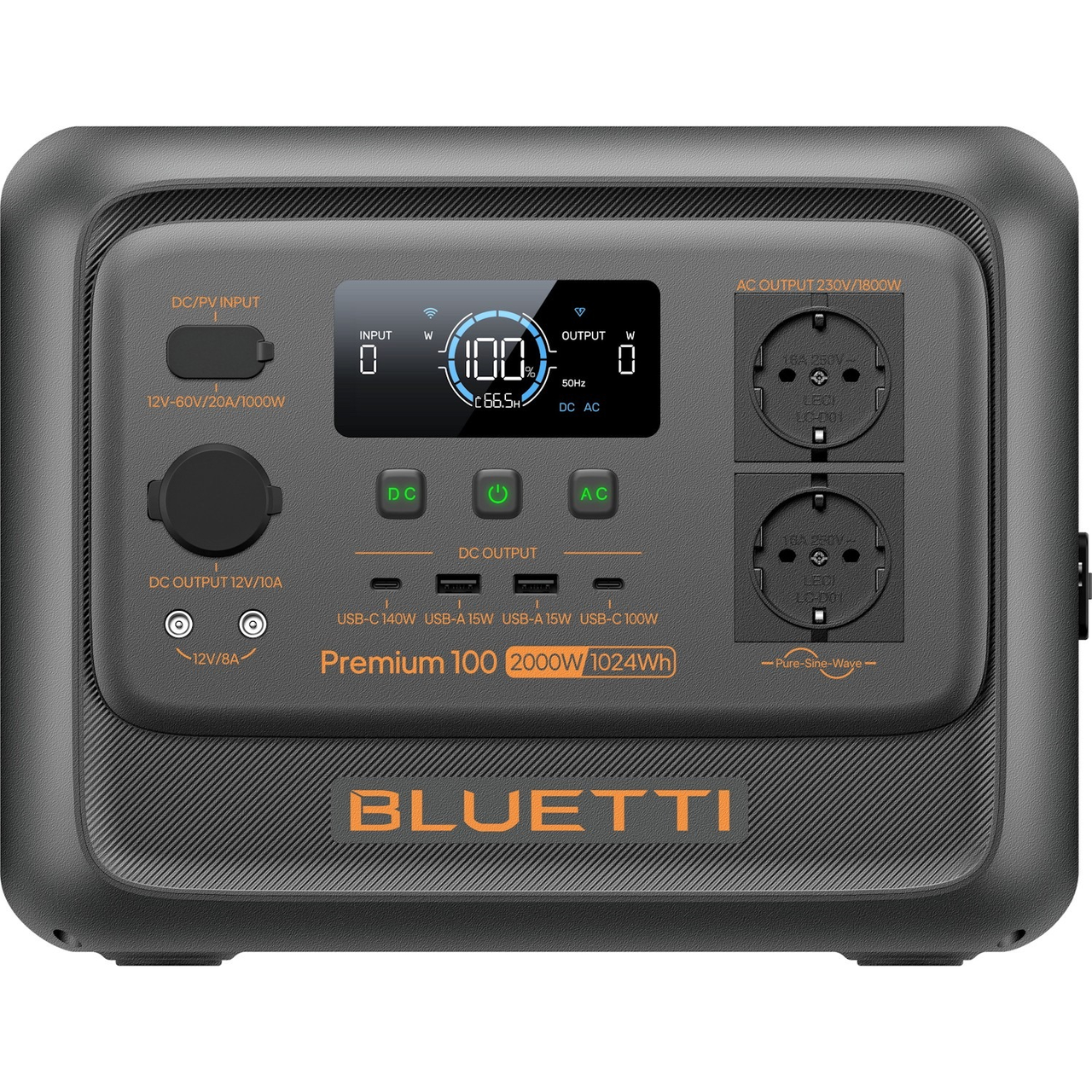 Зарядна станція Bluetti Premium 100 V2, 2000W, 1024Wh АНАЛОГ EcoFlow DELTA 2, фото 1