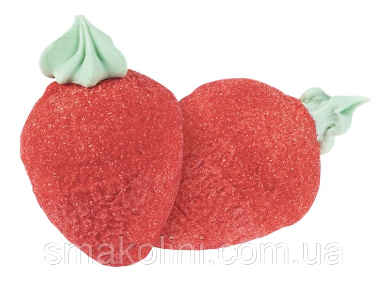 Маршмеллоу Полуничка з листочком Bulgari, Італія 0,9 кг/уп, фото 1