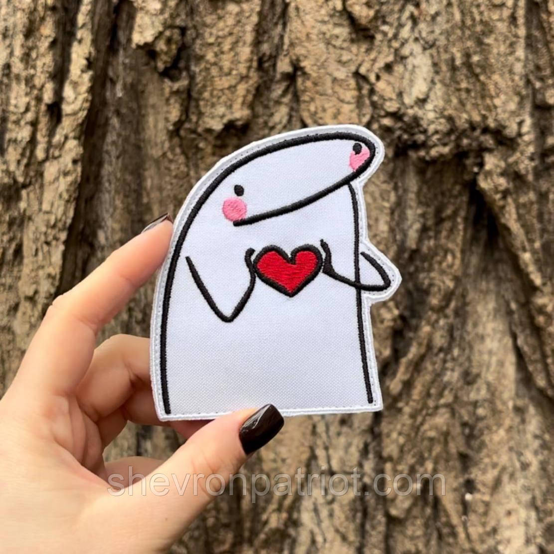 Шеврон "ФЛОРК З СЕРДЦЕМ" 9СМ, фото 1