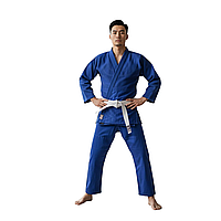 Кимоно для дзюдо Combat синее хлопковое рост 170, 16oz