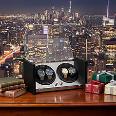 Шкатулка для підзаводу годинників, тайммувер для 4-х годинників Rothenschild RS-U4TBF-F-5