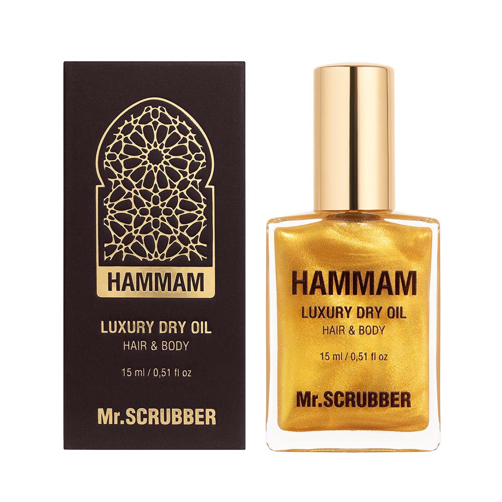 Суха олія для волосся та тіла Mr.SCRUBBER Hammam luxury dry oil 15 мл, фото 1