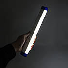 Лампа акумуляторна (40Вт, 30см) BK-300, з USB / Світлодіодний світильник на магнітах / Ліхтар кемпінговий, фото 8