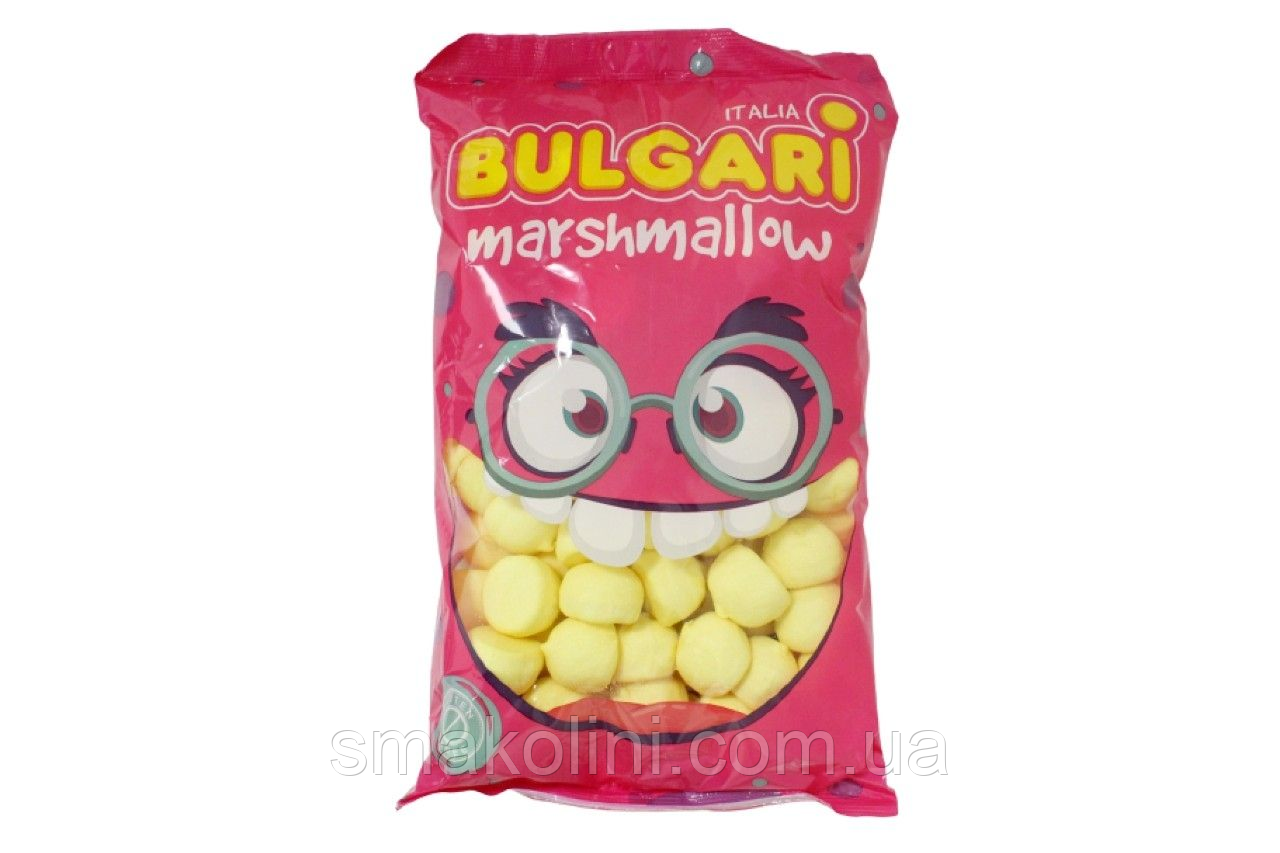Маршмеллоу Кульки для гольфу жовті Bulgari, Італія 0,9 кг/уп, фото 1