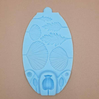 Силіконовий молд Мак 11х17 см