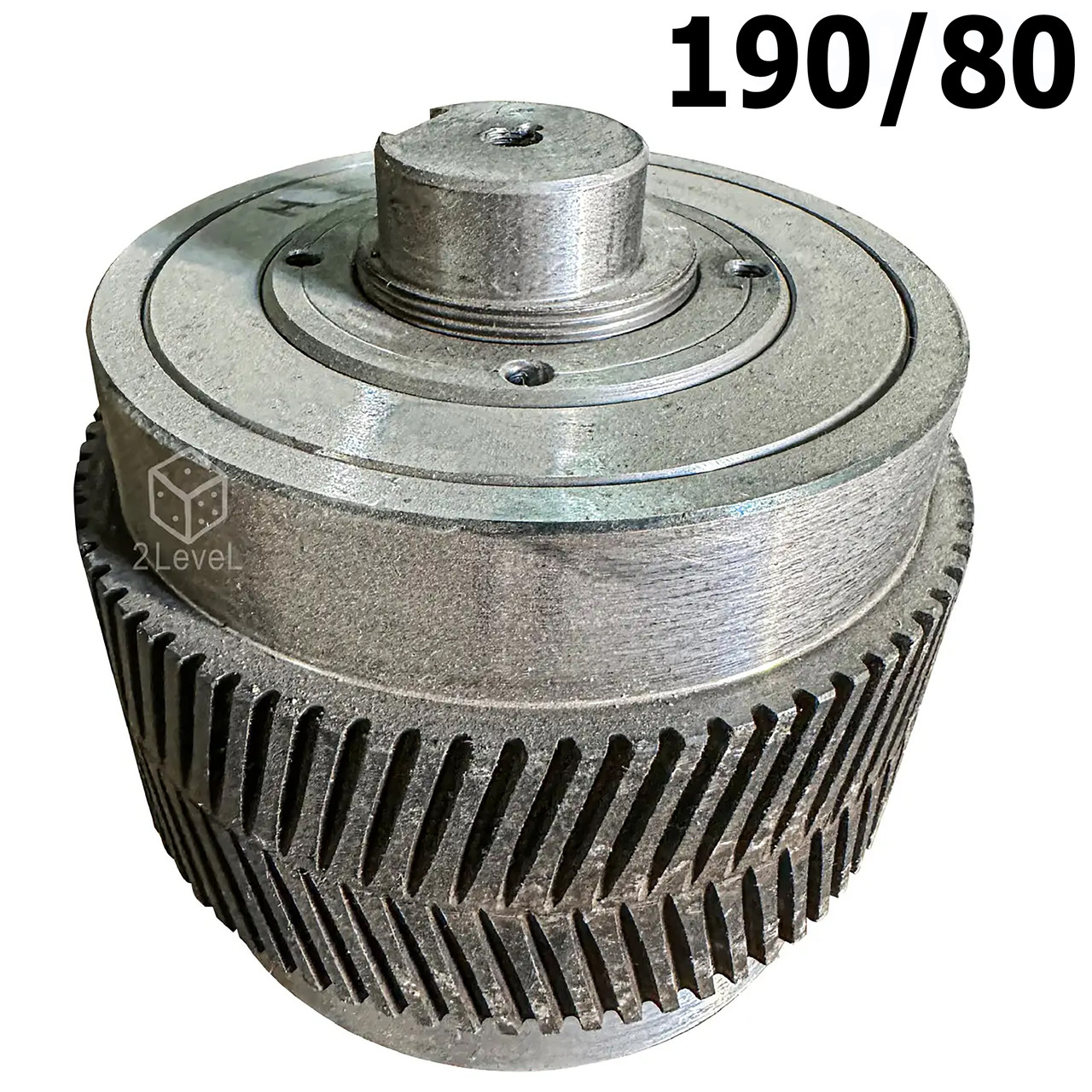 Прес ролик вузький ялинка D190/80 ОГМ-1.5 Пресуючий ролер у зборі для гранулятора ОГМ 1,5 Ролик яличка ОГМ, фото 1