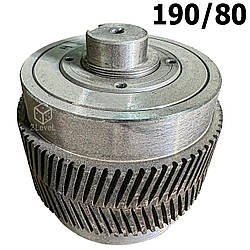 Прес ролик вузький ялинка D190/80 ОГМ-1.5 Пресуючий ролер у зборі для гранулятора ОГМ 1,5 Ролик яличка ОГМ