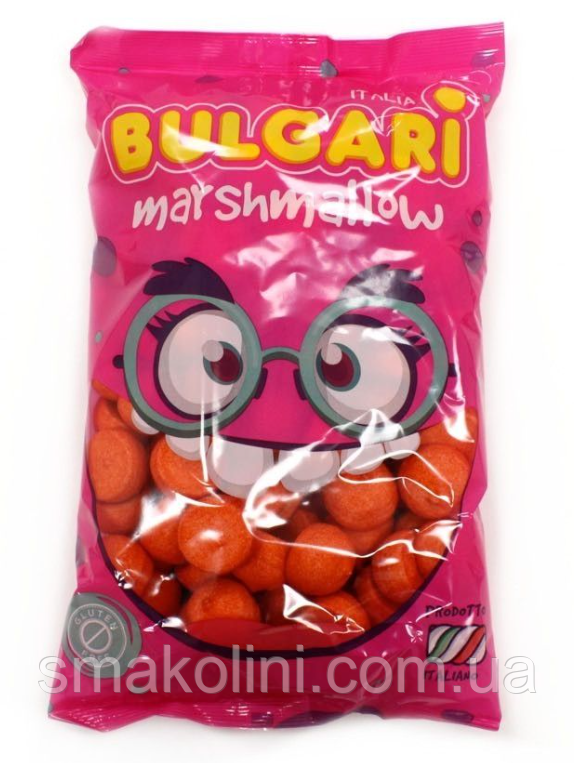Маршмеллоу Кульки для гольфу червоні Bulgari, Італія 0,9 кг/уп, фото 1