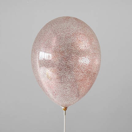 Конфетті (50 г) 102 дрібне (каміфубуки) рожеве золото металік, 1 мм, фото 2