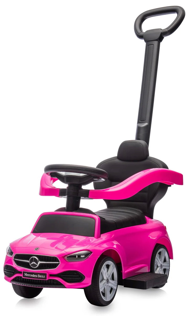 Машинка каталка-толокар Mercedes-Benz C-Class рожева (9922), фото 1