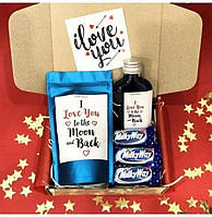 Подарочный набор Сладкая ночь с кофе и сиропом для сладких моментов и романтических вечеров. (529597)