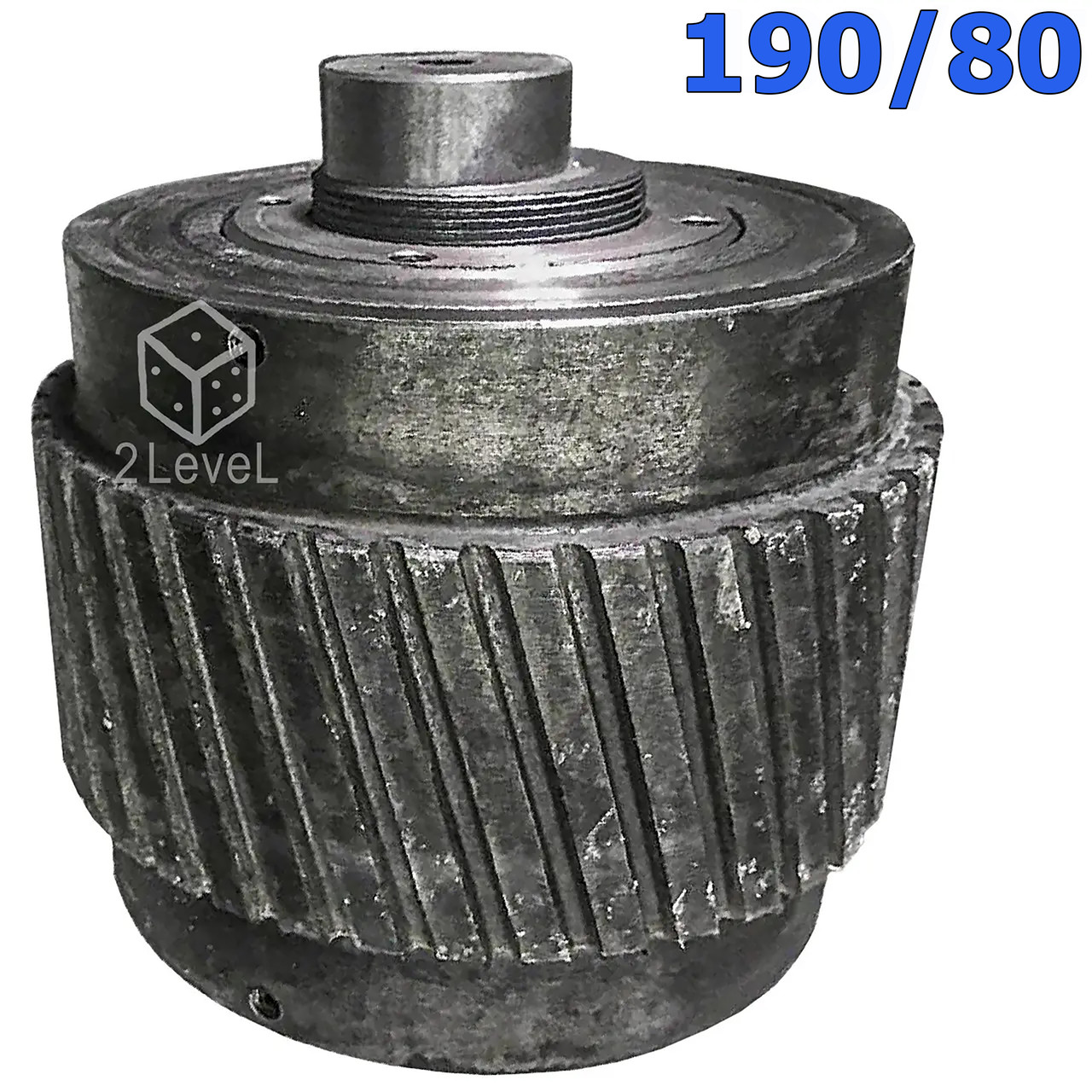 Вузький косий ролик у зборі D190/80 на ОГМ-1,5 Пресувальний валець гранулятора ОГМ Зібраний прес ролер ОГМ, фото 1