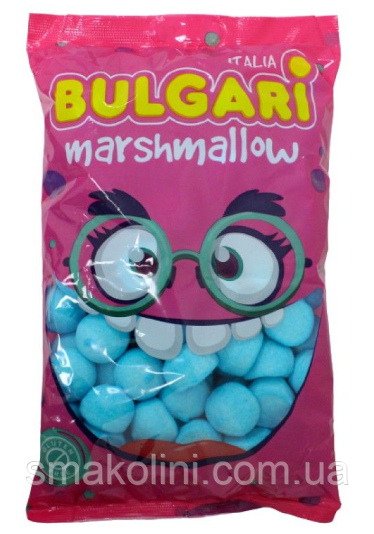 Маршмеллоу Кульки для гольфу блакитні Bulgari, Італія 0,9 кг/уп, фото 1