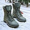 Тактичні берці зимові хакі, військові черевики зима, армійське взуття на зиму для всу, розміри: 36-47, фото 2