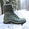 Тактичні берці зимові хакі, військові черевики зима, армійське взуття на зиму для всу, розміри: 36-47, фото 3