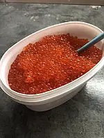 Ікра форелі червона свіжа малосольна шокової заморозки без консервантів, 500 гр.