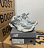 Жіночі Термо кросівки New Balance 9060 Grey сірі замшеві теплі осінь єврозима, фото 3