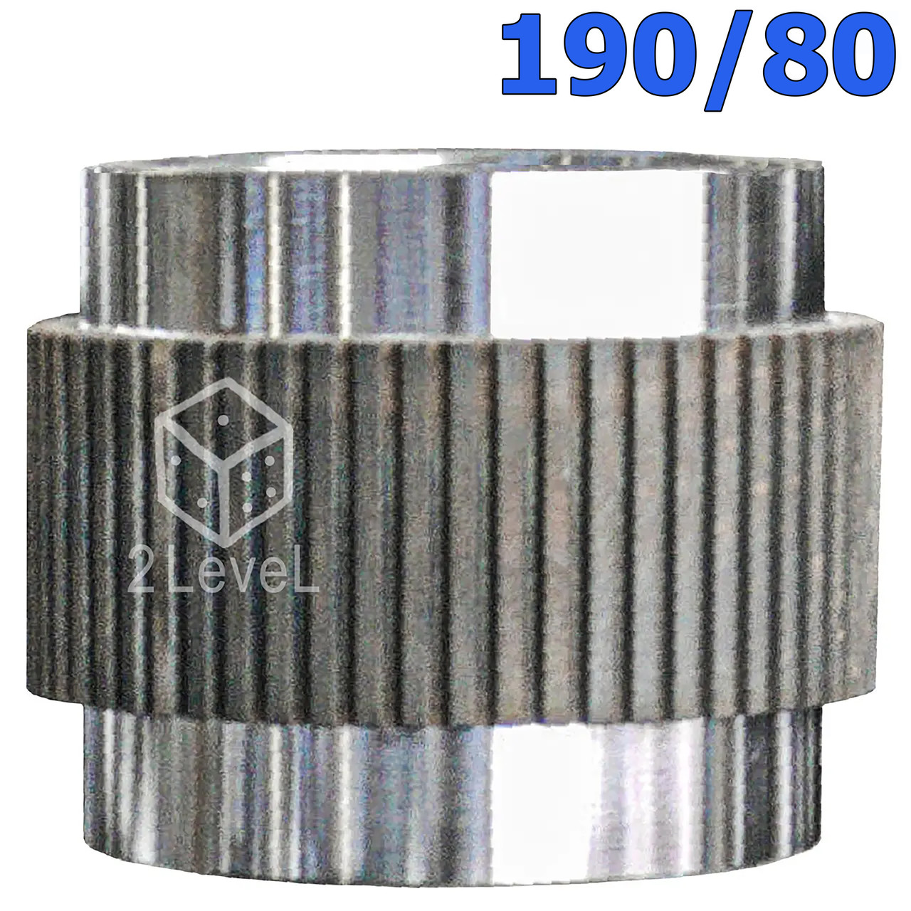 Прямозуба обичайка прес ролика вузька 190/80 мм Обичайка прес гранулятора ОГМ-1.5 Пресувальна обичайка ОГМ, фото 1