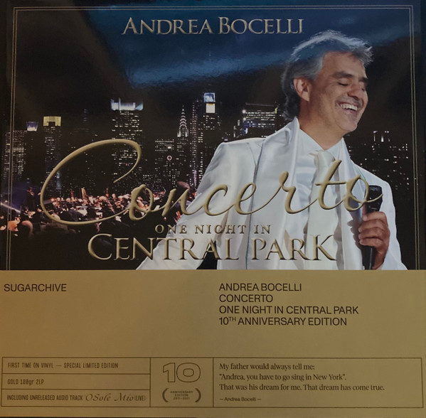 Andrea Bocelli — Concerto 2021 Sugar/EU Mint Вінілова платівка (art.244621), фото 1
