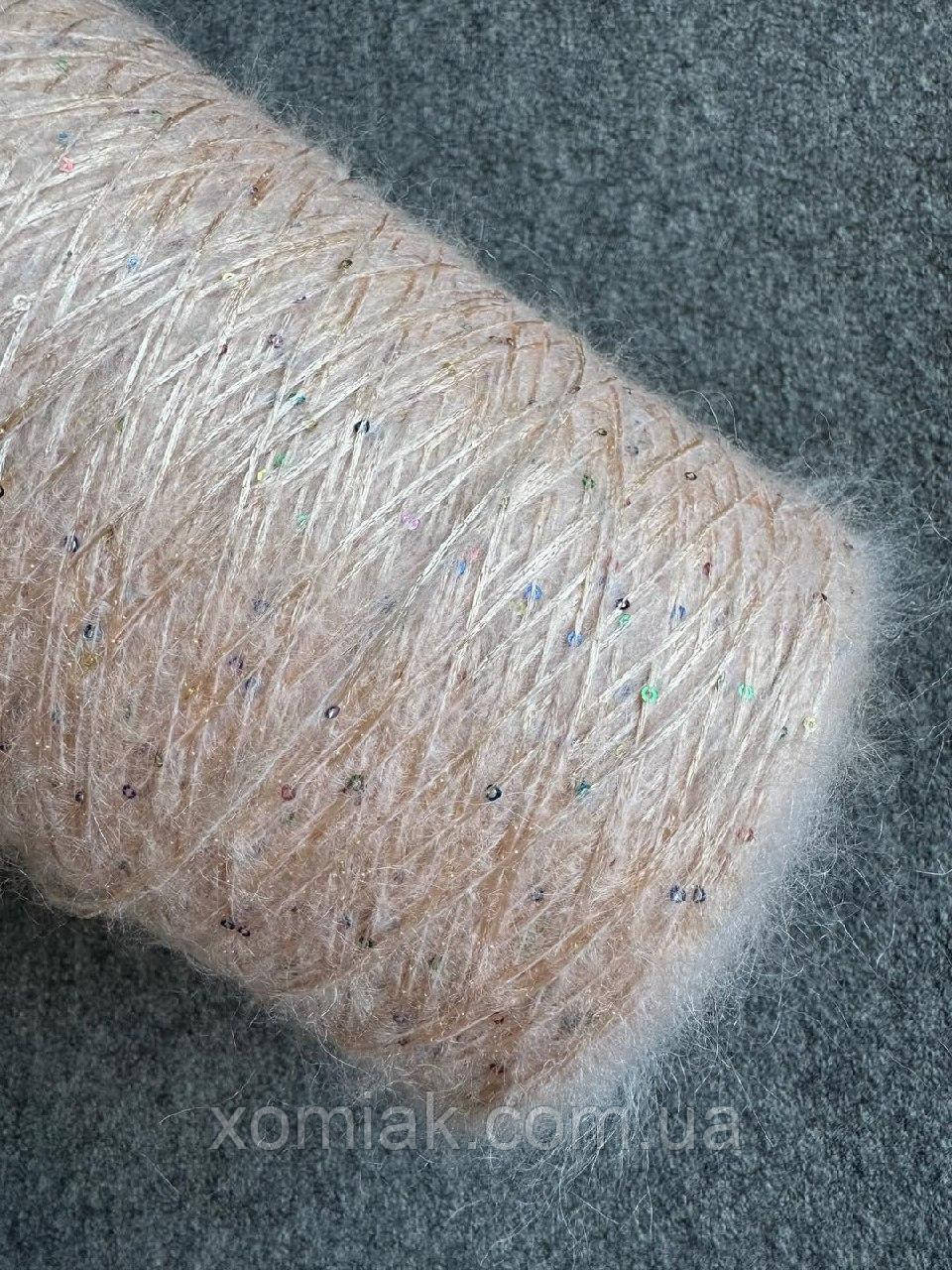 Кідмохер з 2 мм пайєтками Kidpai Lagopolane пудра з райдужними пайєтками, 365 грамів, фото 1