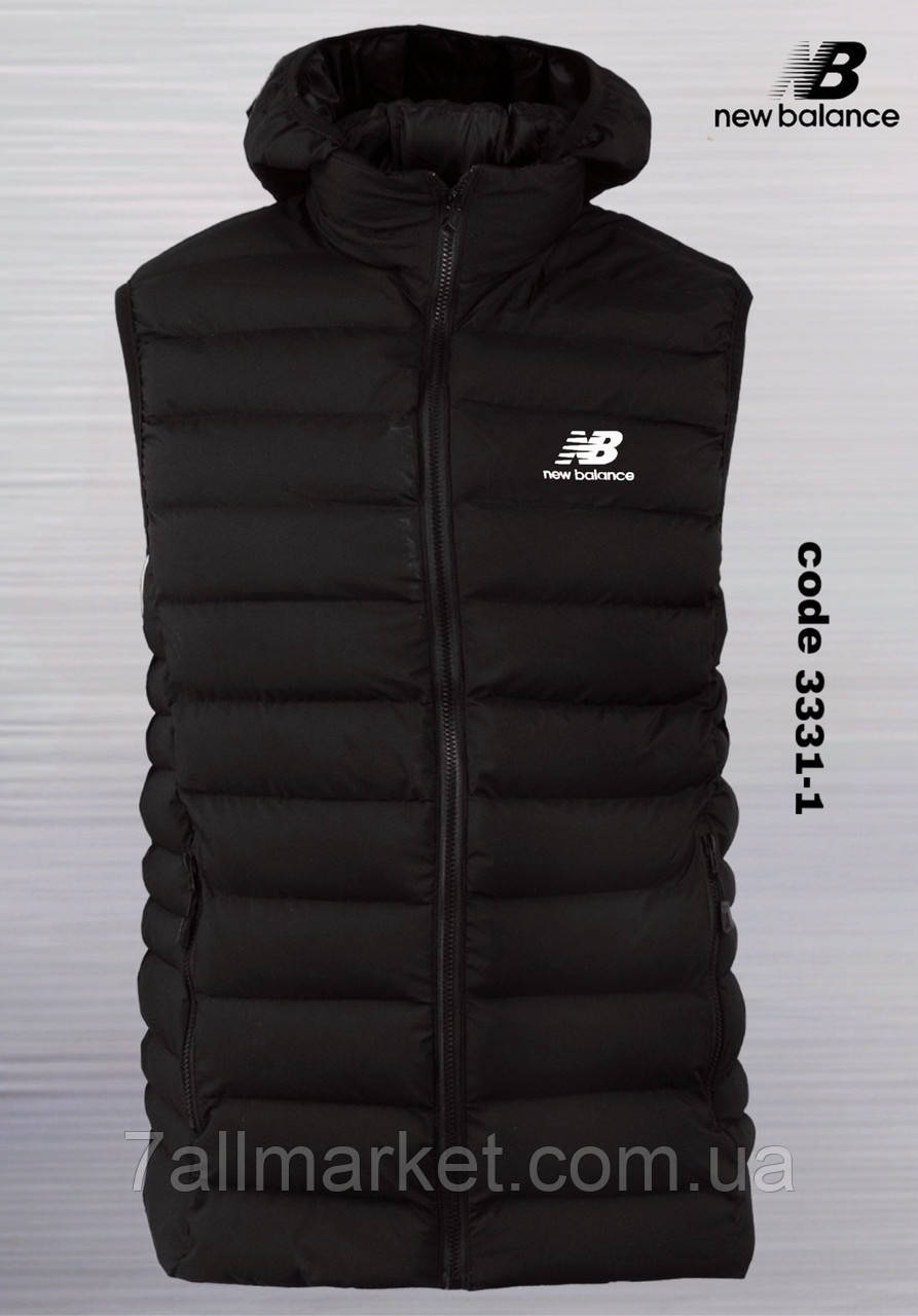 Жилетка чоловіча демісезонна стьобана NEW BALANCE р-ри 46-54 "REMAIN" недорого від прямого постачальника