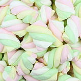 Маршмеллоу Трубочки твіст 4 кольора Bulgari, Італія 1 кг/уп, фото 2