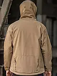 Чоловіча тактична куртка Softshell – водонепроникна, вітрозахисна, утеплена XXL, фото 4