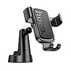 Автотримач Hoco H81 black metal grey, фото 6