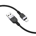 YUF Кабель Hoco X109 USB to Lightning 3m black, фото 3