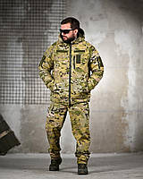 Військова форма зимова омні хіт 5 в 1 Multicam | Тепла військова форма з фліскою та рукавичками omni heat зима