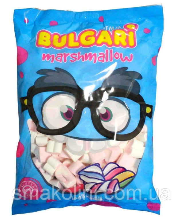 Маршмеллоу Рожеві серця Bulgari, Італія 1 кг/уп, фото 1