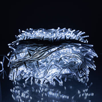 Гірлянда Різдвяна фея вулична 100 м 1000 LED білий провід Білий CF1000L100MWW