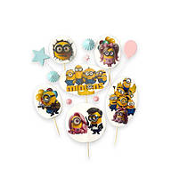 Набір цукрових прикрас Міньйон манія Slado