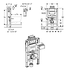Інсталяція для унітазу GEBERIT Duofix 254042 111.003.00.2, фото 2