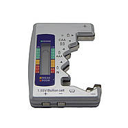 Універсальний тестер батарейок - вимірювач заряду AA, AAA, C, D, 9V і кнопкових елементів, фото 2