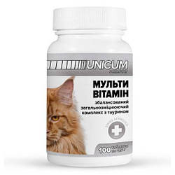 Unicum (Унікум) Premium - Мультивітаміни для котів 100 табл