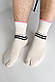 Шкарпетки табі в смужку More Fun Apmi 38-43 білий, фото 4
