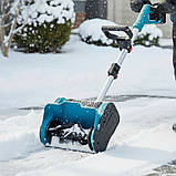 Снігоприбирач аккумуляторний розсіювальний на 2 аккумулятори для прибирання снігу лопата для снігу бездротова, фото 5