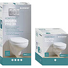 Комплект інсталяції GEBERIT Duofix PRO 20 с унітазом GEBERIT кнопка хром 147383 118.315.21.2, фото 4