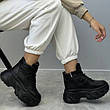 Черевики жіночі зимові чорні, фото 6