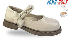 Дитяче взуття гуртом. Дитячі туфлі 2026 бренда Jong Golf для дівчаток (рр з 28 по 35)